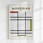 Composition in White, Red, and Yellow By Piet Mondrian Exhibition Poster