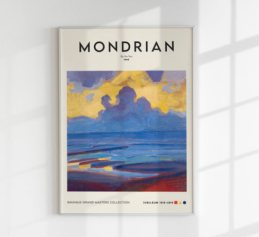 By the Sea By Piet Mondrian Exhibition Poster