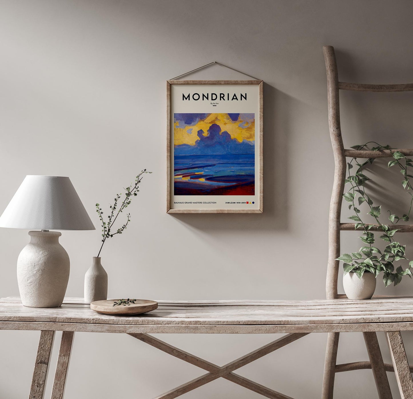 By the Sea By Piet Mondrian Exhibition Poster