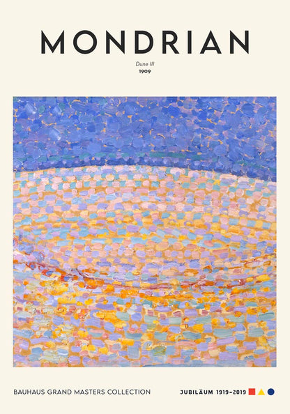 Dune III By Piet Mondrian Exhibition Poster