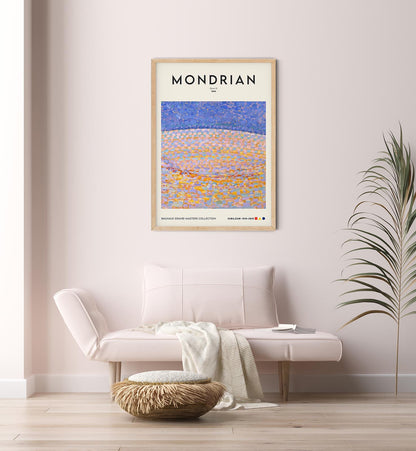 Dune III By Piet Mondrian Exhibition Poster