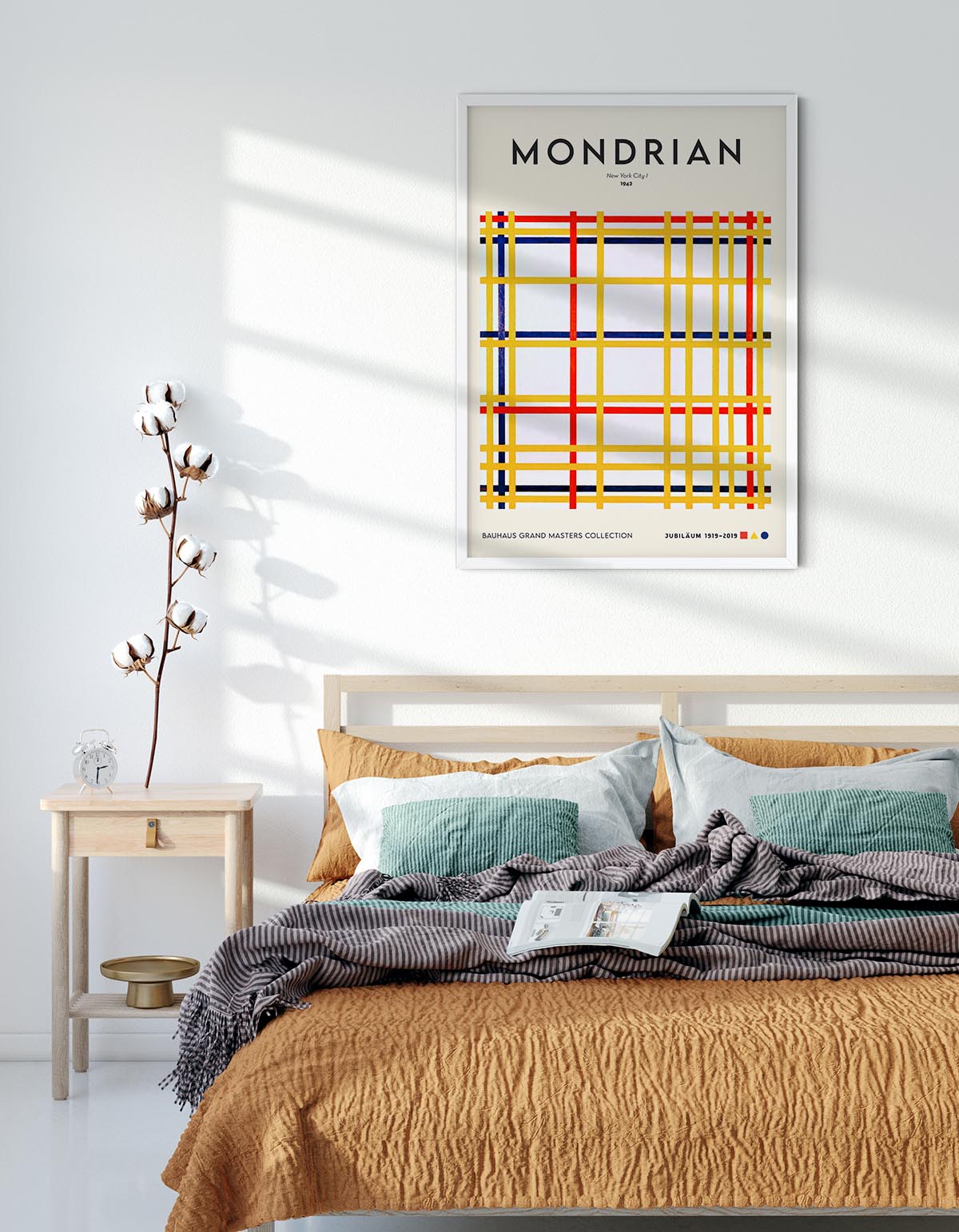 New York City I By Piet Mondrian Exhibition Poster