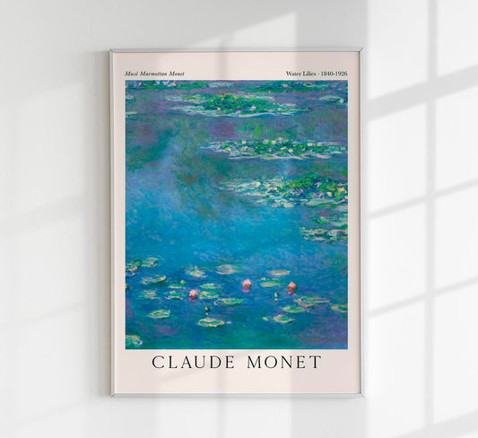 Waterlilies by Claude Monet Exhibition Poster