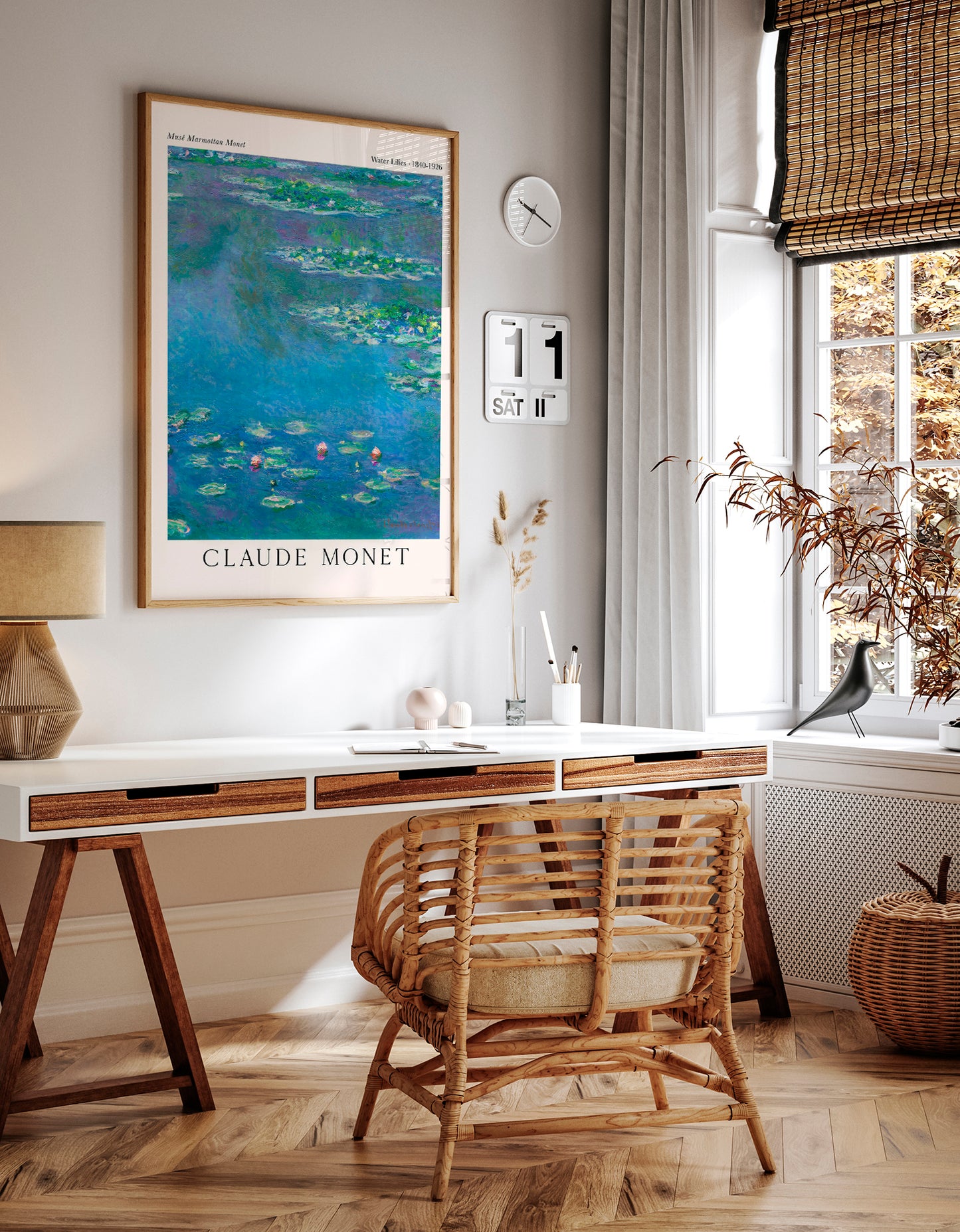 Waterlilies by Claude Monet Exhibition Poster