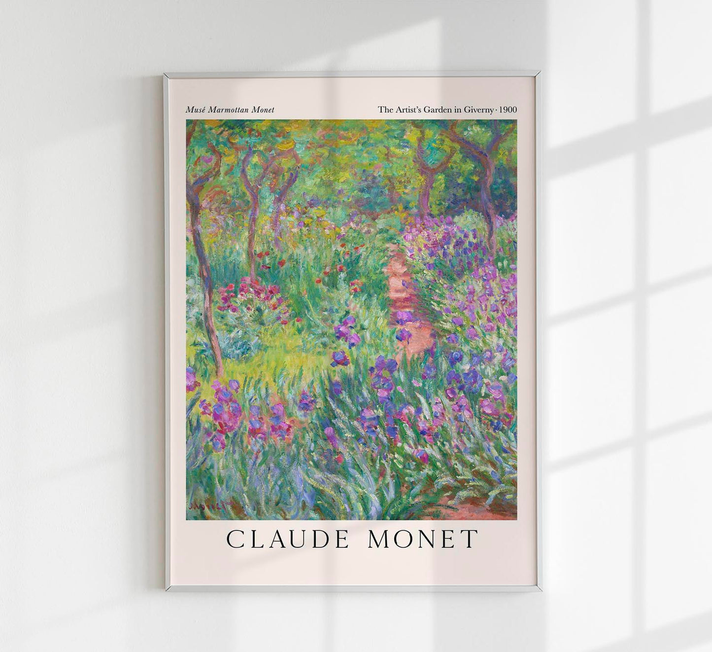 The Artist's Garden by Claude Monet Exhibition Poster