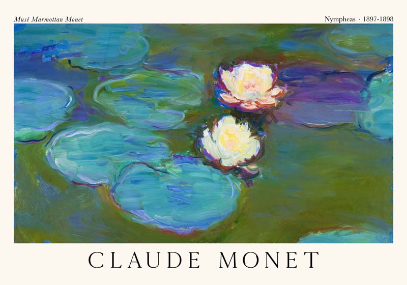 Nympheas by Claude Monet Exhibition Poster