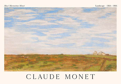 Landscape by Claude Monet Exhibition Poster