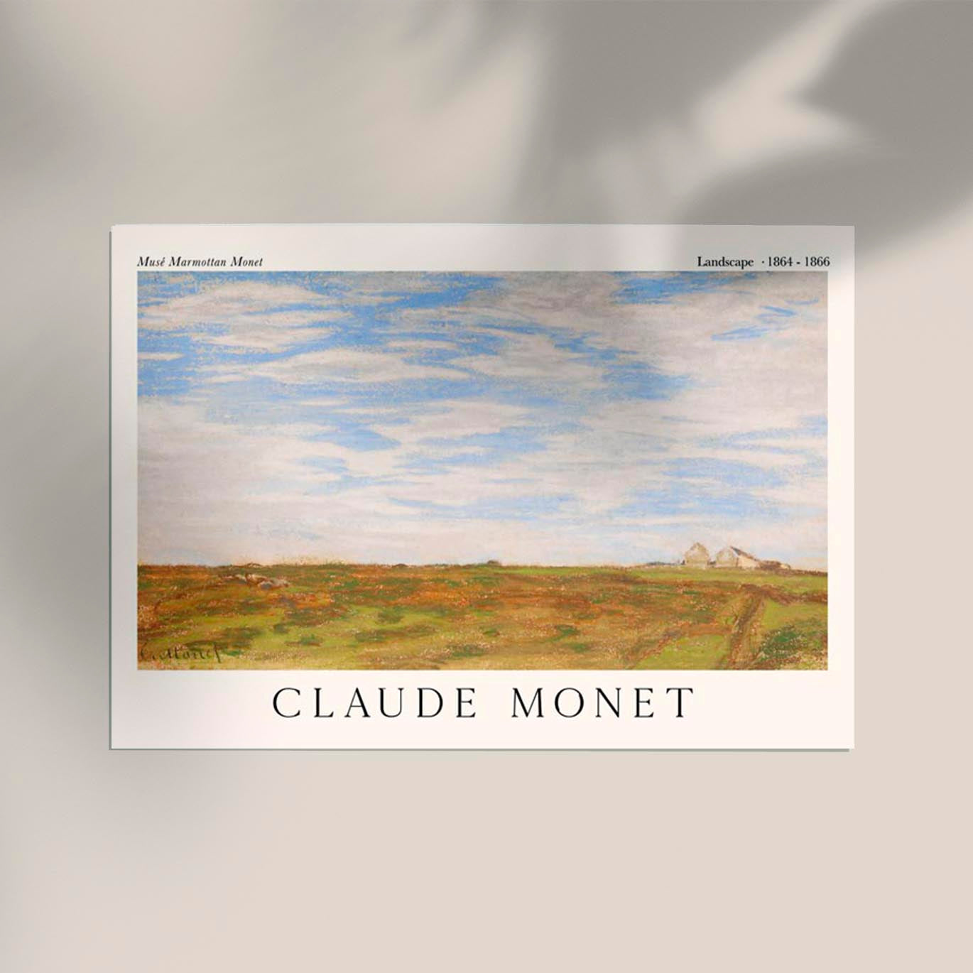 Landscape by Claude Monet Exhibition Poster