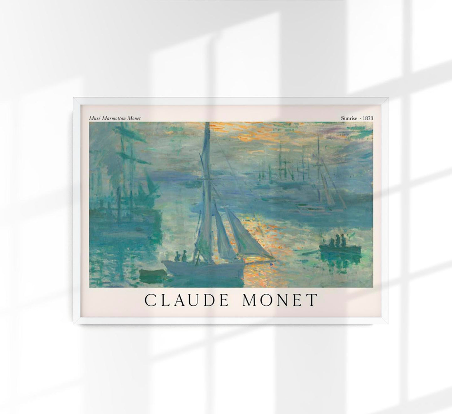 Sunrise by Claude Monet Exhibition Poster