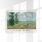 Poppy Fields near Argenteuil by Claude Monet Exhibition Poster