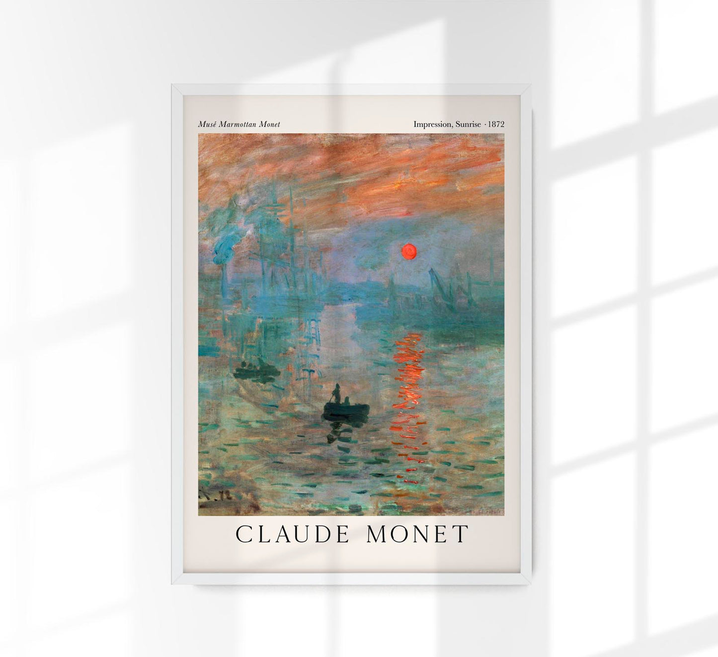 Impression, Sunrise by Monet Exhibition Poster