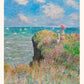 Cliff Walk at Pourville by Claude Monet Exhibition Poster