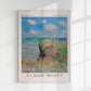 Cliff Walk at Pourville by Claude Monet Exhibition Poster