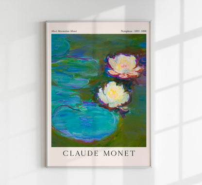 Nymphea Vertical by Claude Monet Exhibition Poster