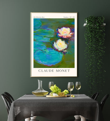 Nymphea Vertical by Claude Monet Exhibition Poster