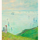 Cliffs at Pourville by Claude Monet Exhibition Poster