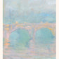 Waterloo Bridge London, At Sunset by Claude Monet Exhibition Poster