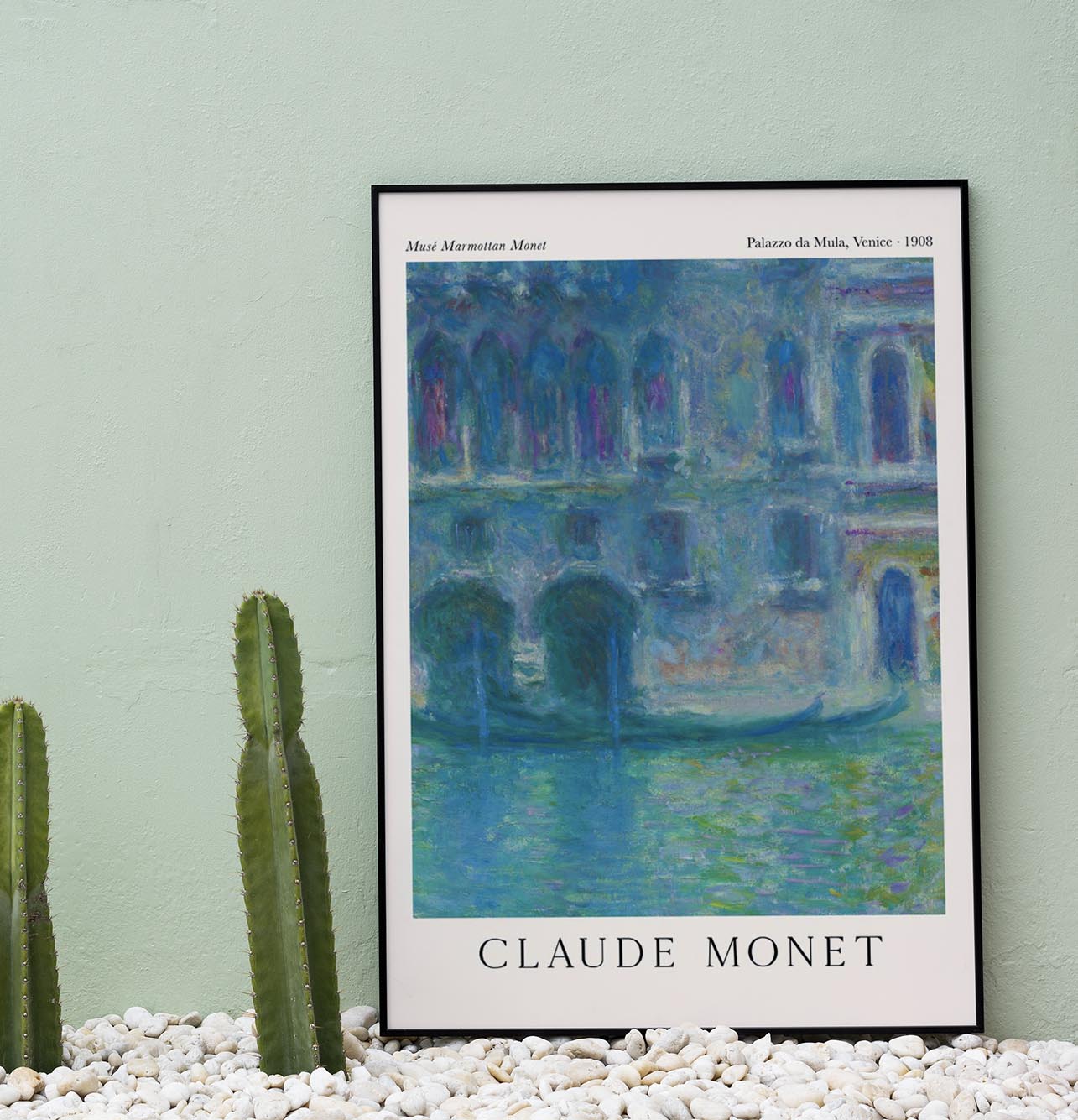 Palazzo da Mula, Venice by Claude Monet Exhibition Poster