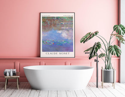 The Water Lily Pond by Claude Monet Exhibition Poster