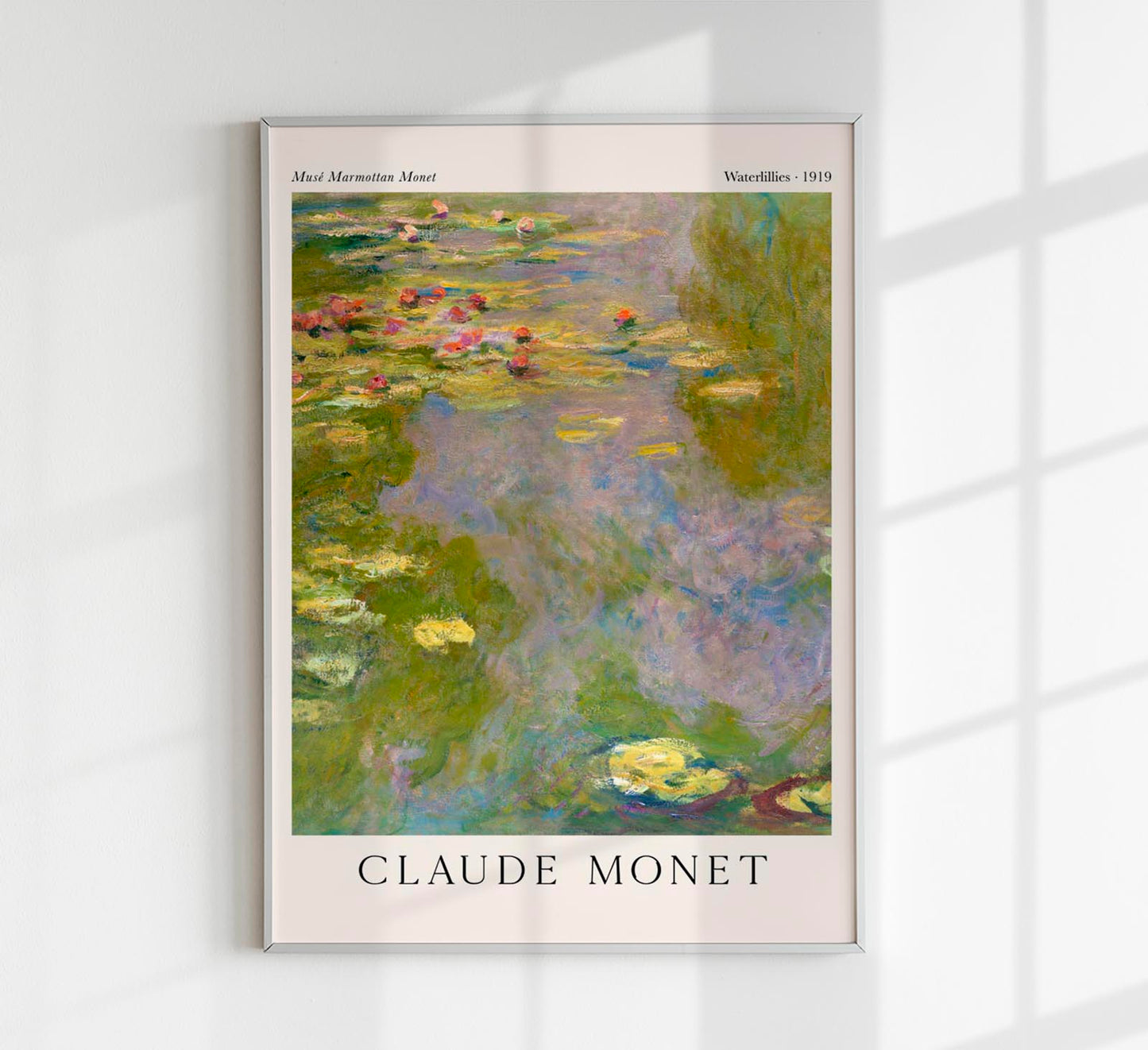 Waterlillies by Claude Monet Exhibition Poster