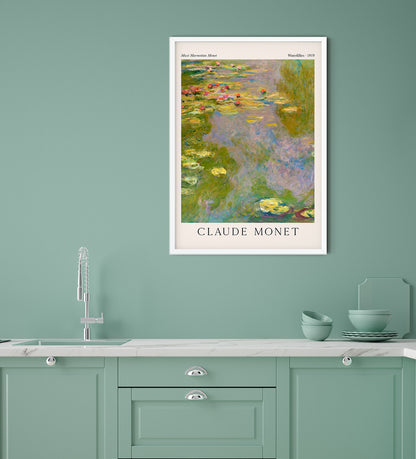 Waterlillies by Claude Monet Exhibition Poster