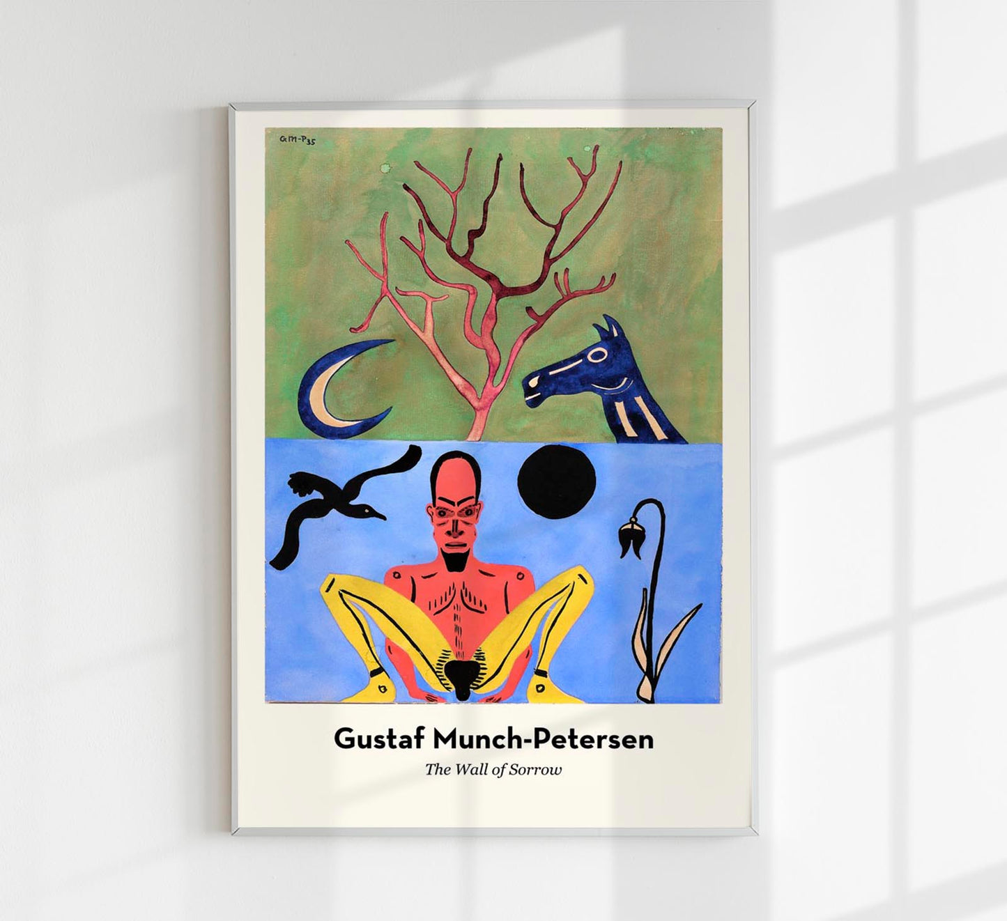 The Wall of Sorrow by Gustaf Munch-Petersen Exhibition Poster