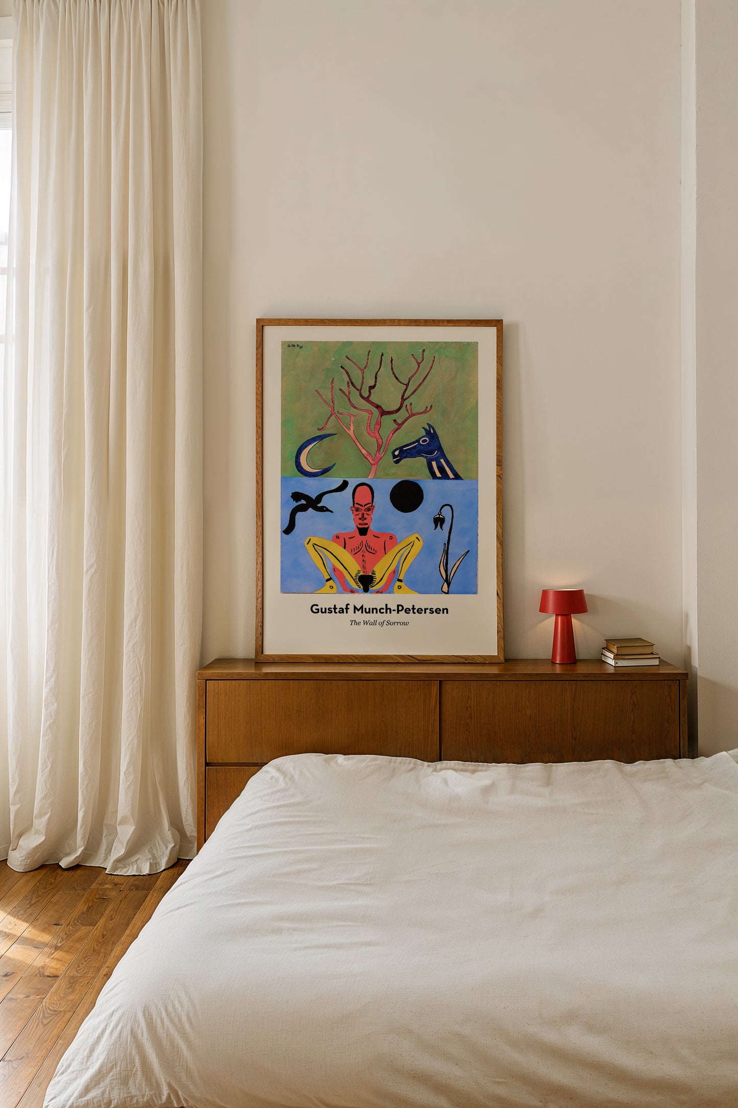 The Wall of Sorrow by Gustaf Munch-Petersen Exhibition Poster
