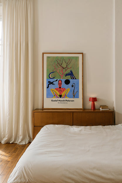 The Wall of Sorrow by Gustaf Munch-Petersen Exhibition Poster