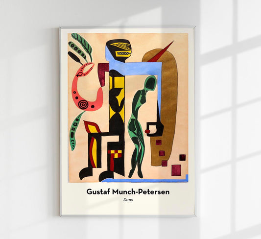 Dance by Gustaf Munch-Petersen Exhibition Poster