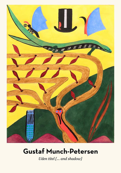... and Shadow by Gustaf Munch-Petersen Exhibition Poster