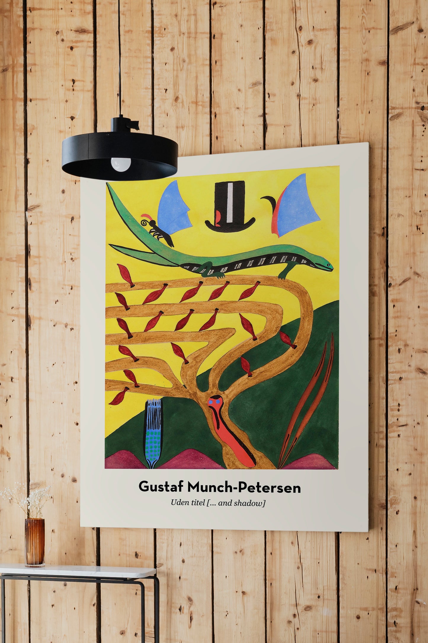 ... and Shadow by Gustaf Munch-Petersen Exhibition Poster