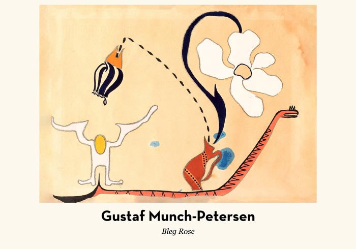Pale Rose by Gustaf Munch-Petersen Exhibition Poster