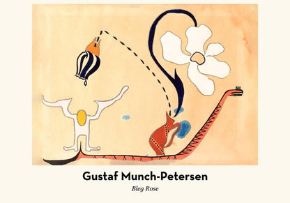 Pale Rose by Gustaf Munch-Petersen Exhibition Poster