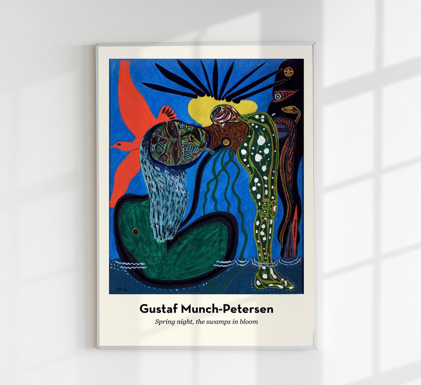 Spring Night, the Swamps in Bloom by Gustaf Munch-Petersen Exhibition Poster