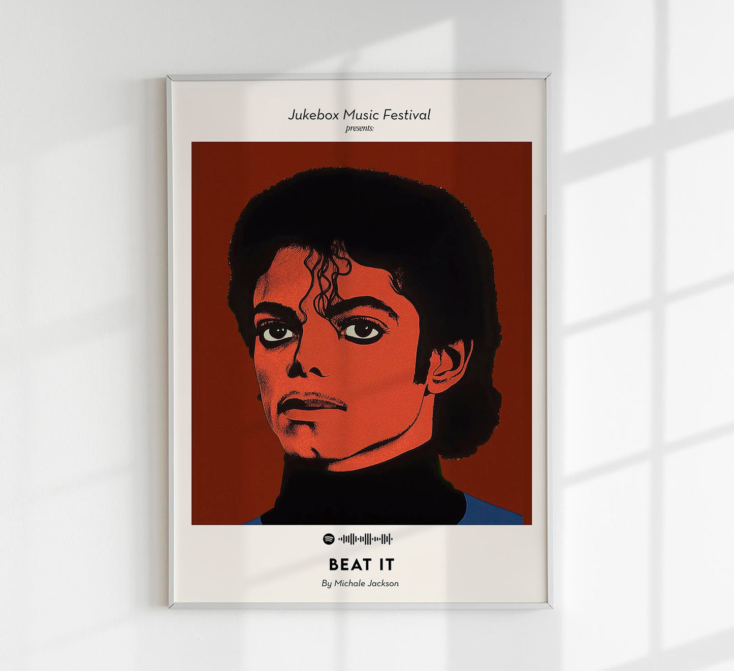 Michael Jackson Beat it Music Art Poster