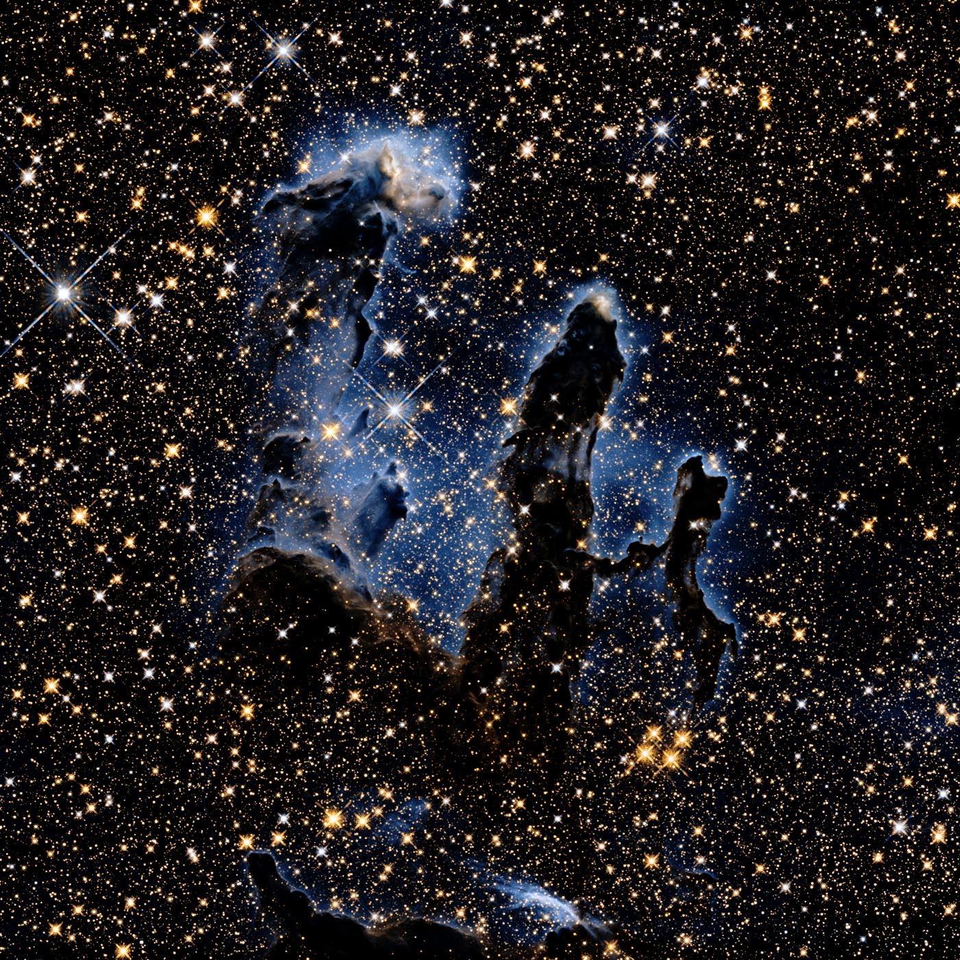 Pillars of Creation (The Eagle Nebula) by NASA