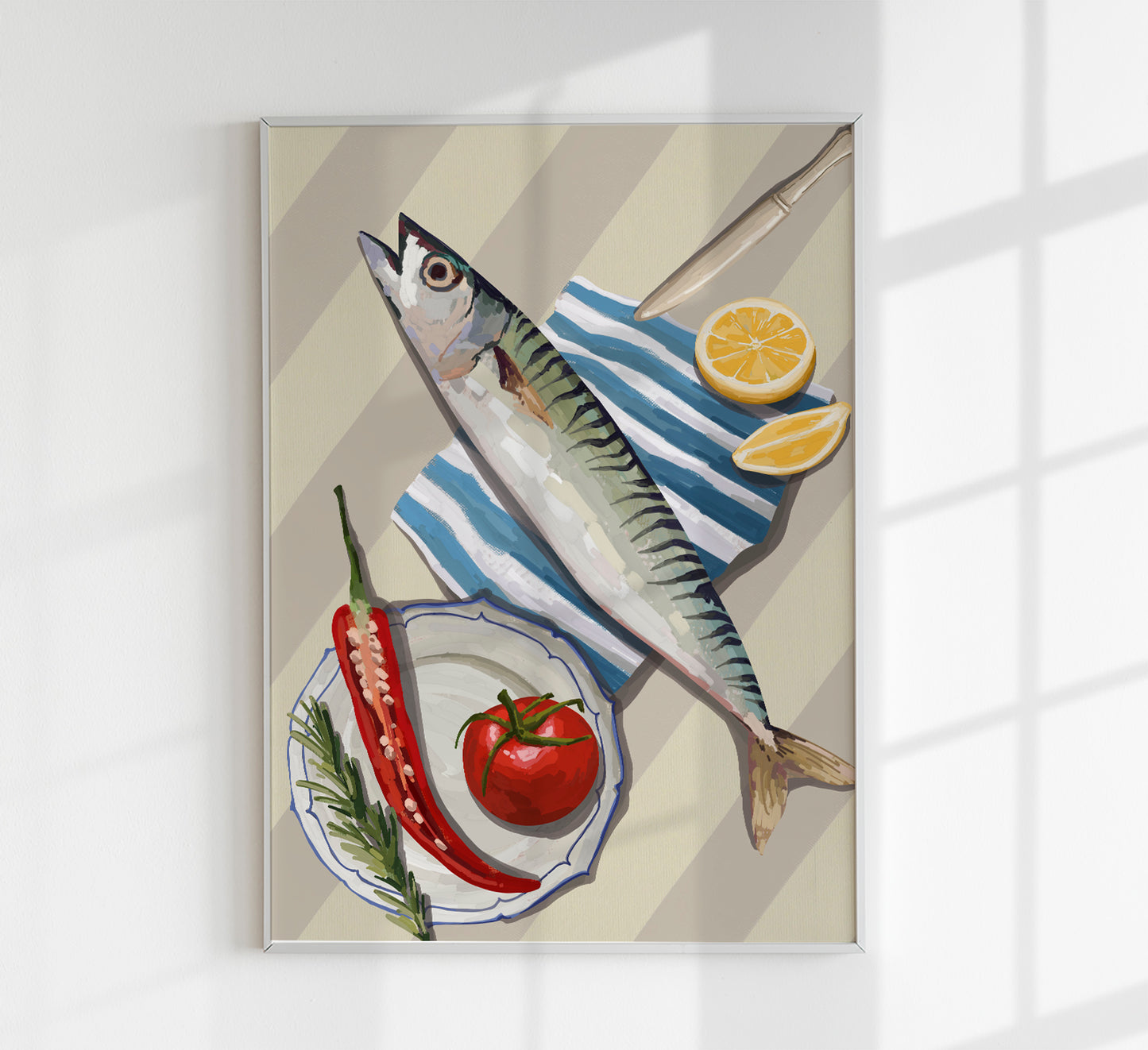 Fresh Fish Art Poster