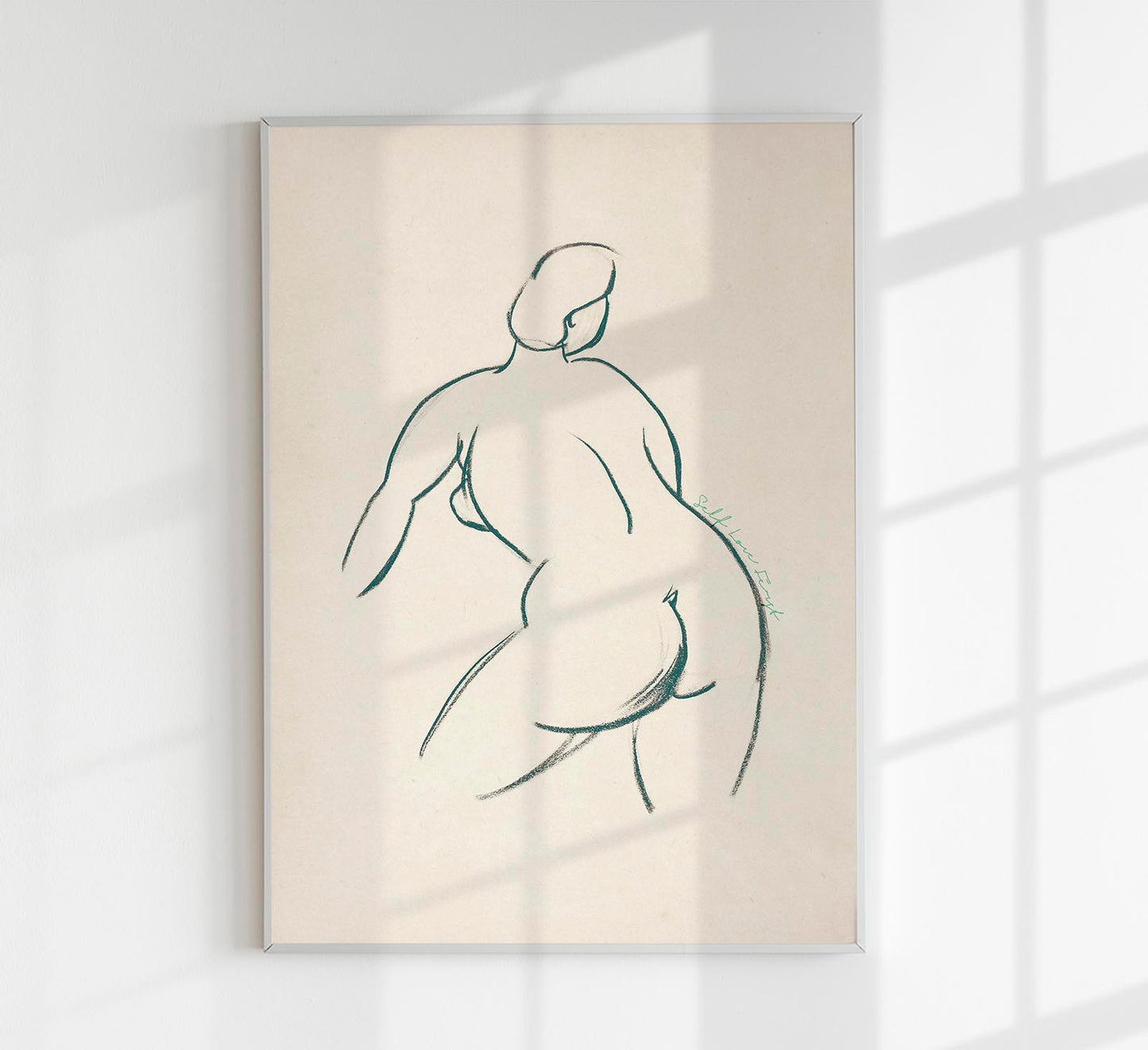 Self love nude Poster by Carl Newman