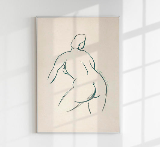 Self love nude Poster by Carl Newman
