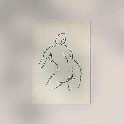 Self love nude Poster by Carl Newman