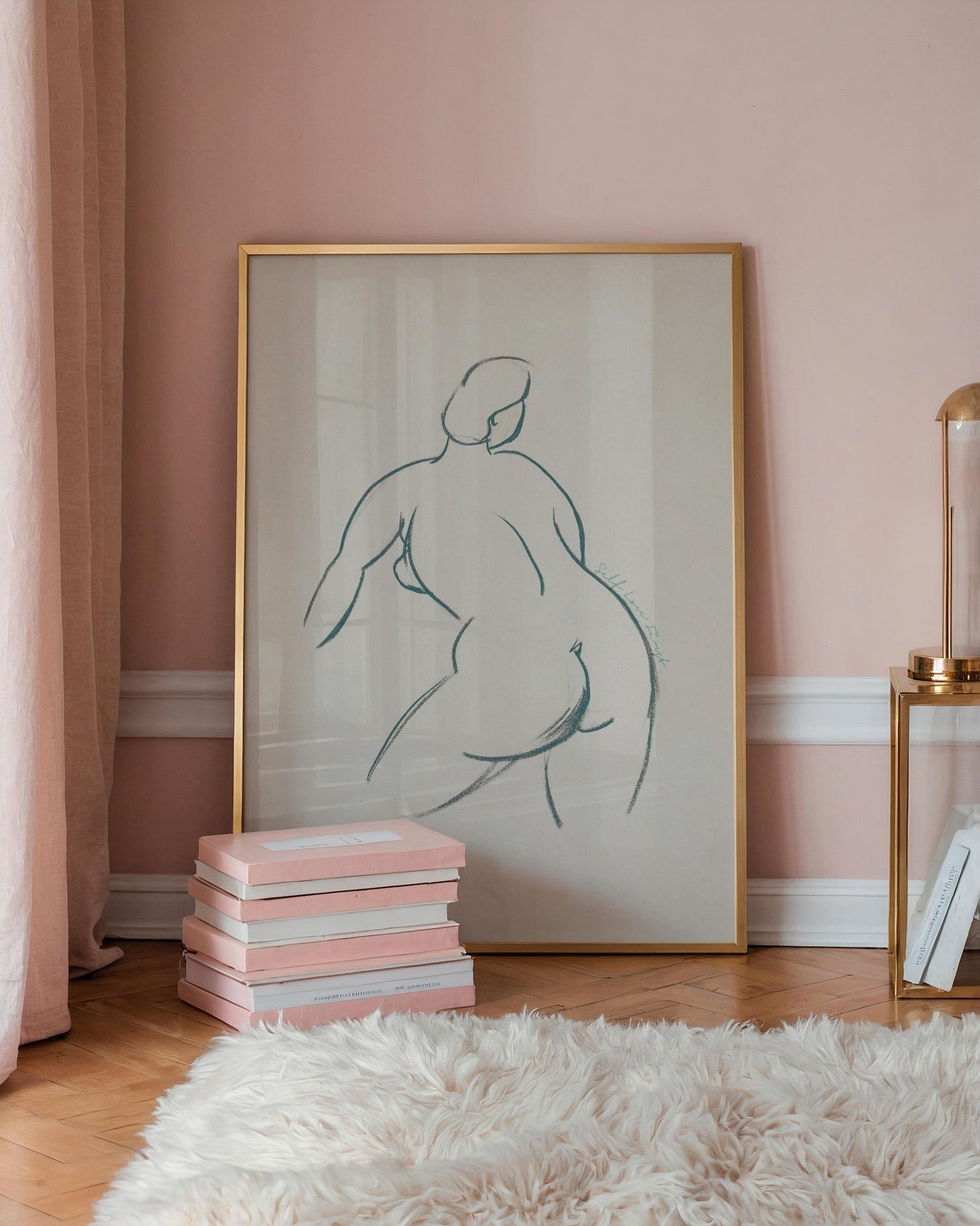 Self love nude Poster by Carl Newman