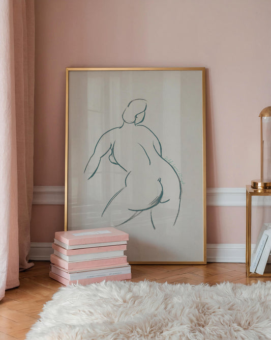Self love nude Poster by Carl Newman