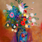 Bouquet of Flowers Painting by Odilon Redon