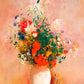 Vase of Flowers Painting  by Odilon Redon