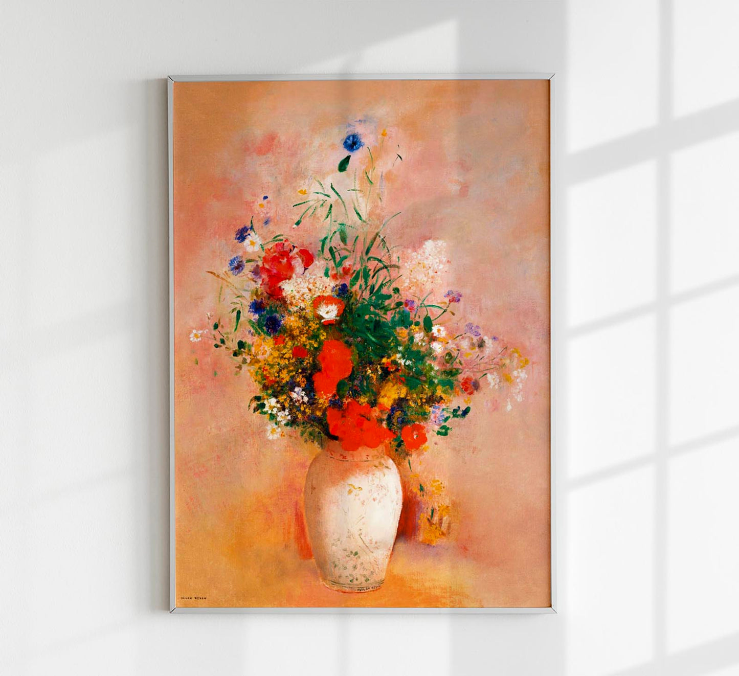 Vase of Flowers Painting  by Odilon Redon