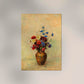 Flowers in a Vase Painting  by Odilon Redon