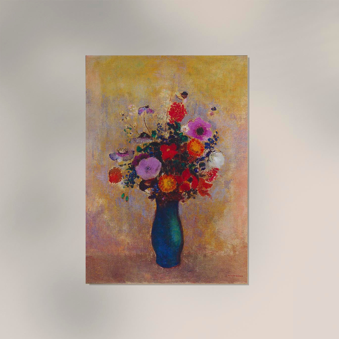 Field Flowers Painting  by Odilon Redon