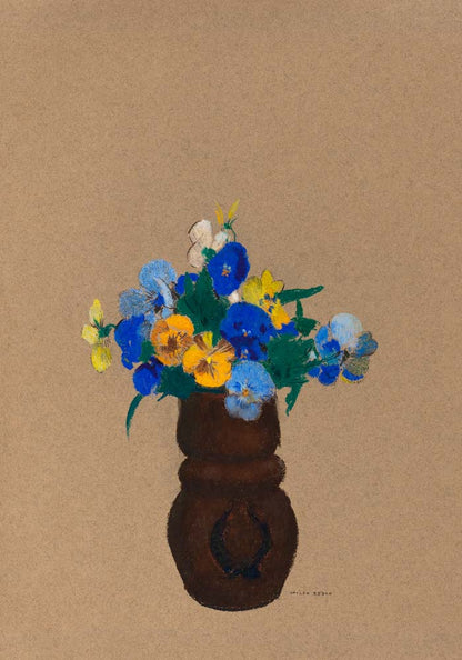 Pansies by Odilon Redon