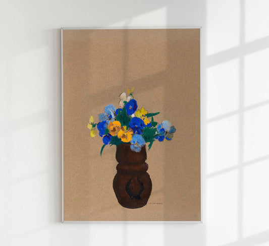 Pansies by Odilon Redon