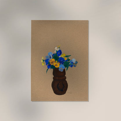 Pansies by Odilon Redon